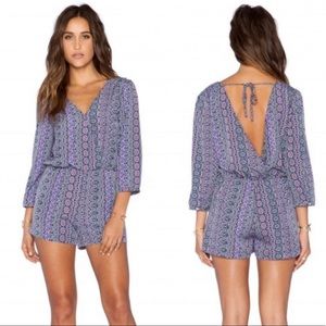 Sanctuary Sunset Moroccan Romper Women's Size XS